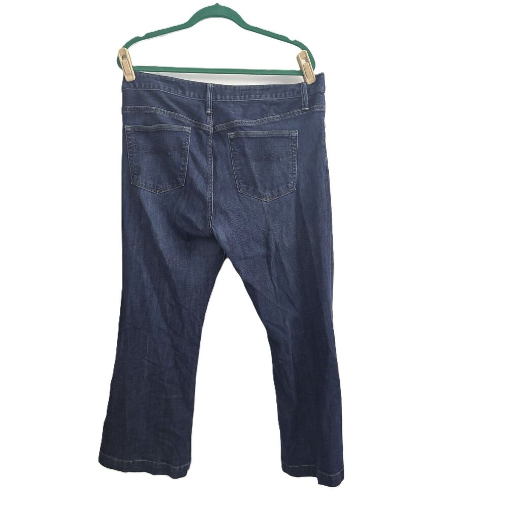 GAP Long & Lean Jeans | Women’s Size 16 | Blue Denim | Classic Straight Leg - Picture 2 of 4